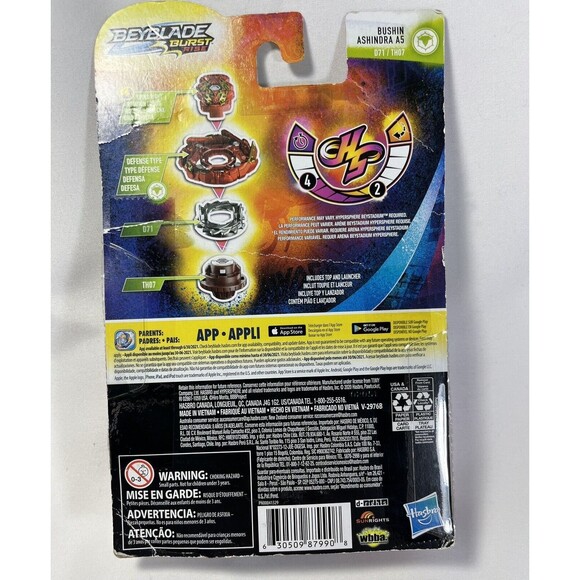 Beyblade E7712 Burst Rise Hypersphere Bushin Ashindra A5 Starter Pack NEW Sealed - Picture 2 of 10